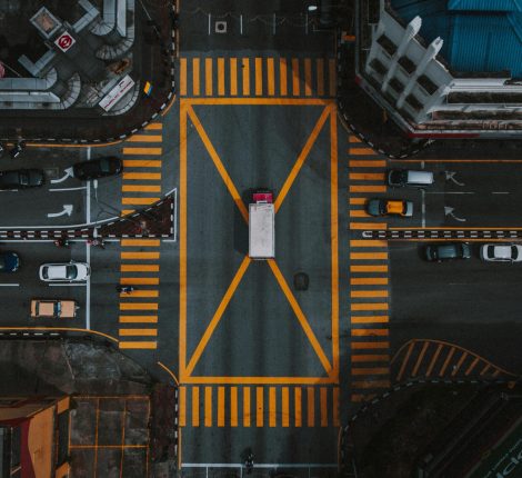 Aerial Photography of Cars on the Road